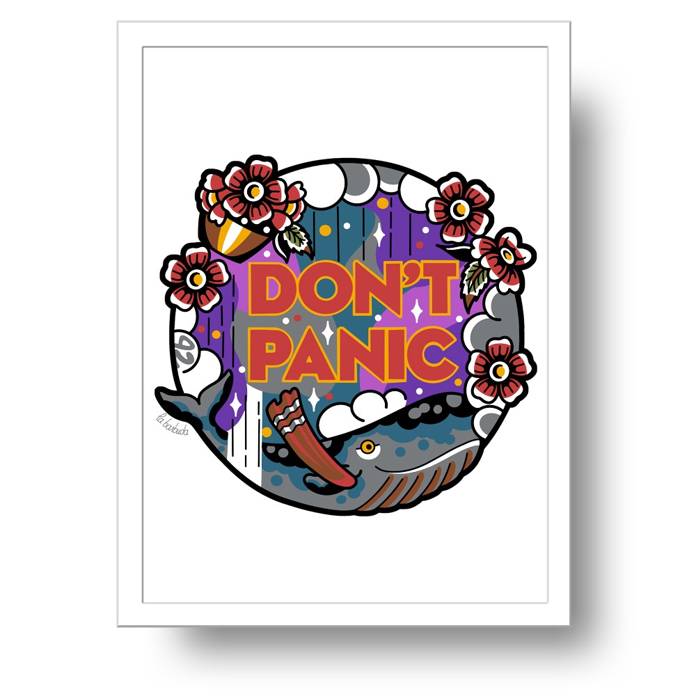 Lámina Don't Panic Ballena 42