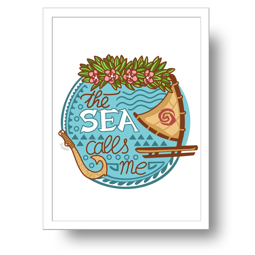 Lámina The Sea calls Me