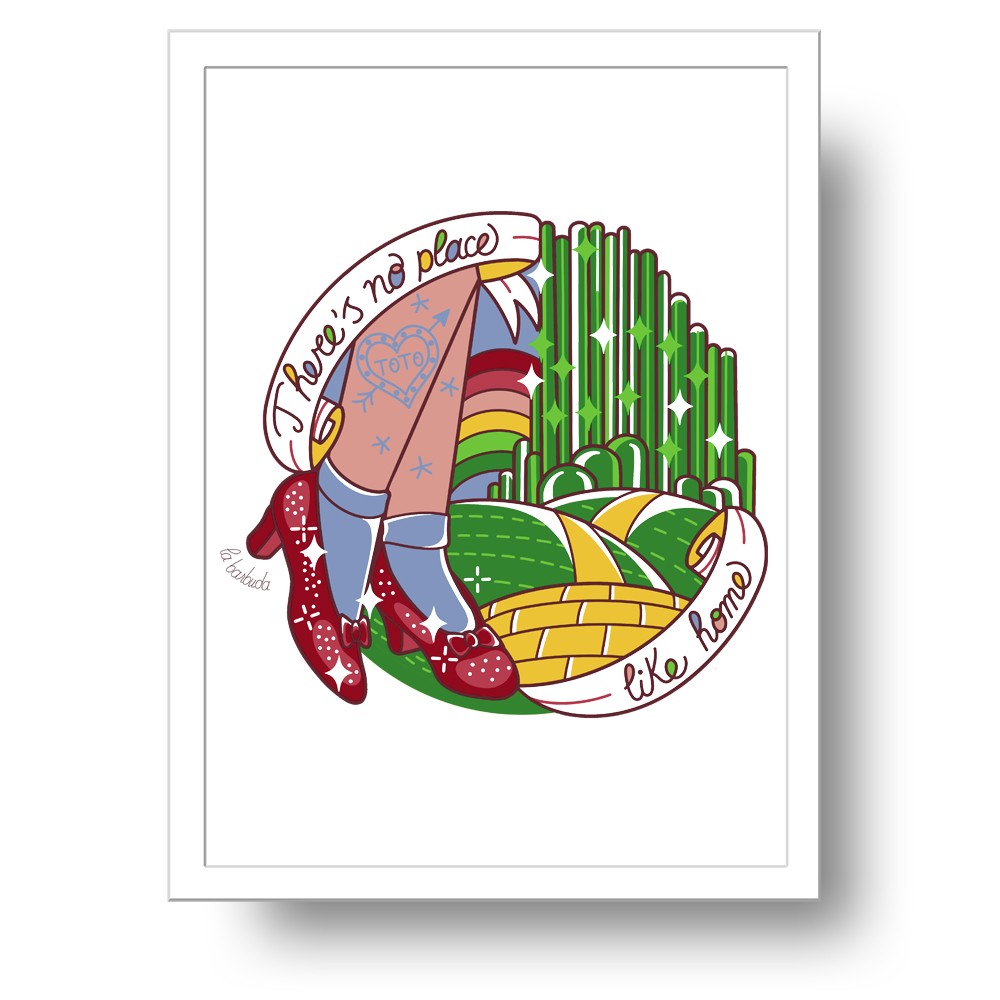 Lámina Oz No hay lugar como el hogar