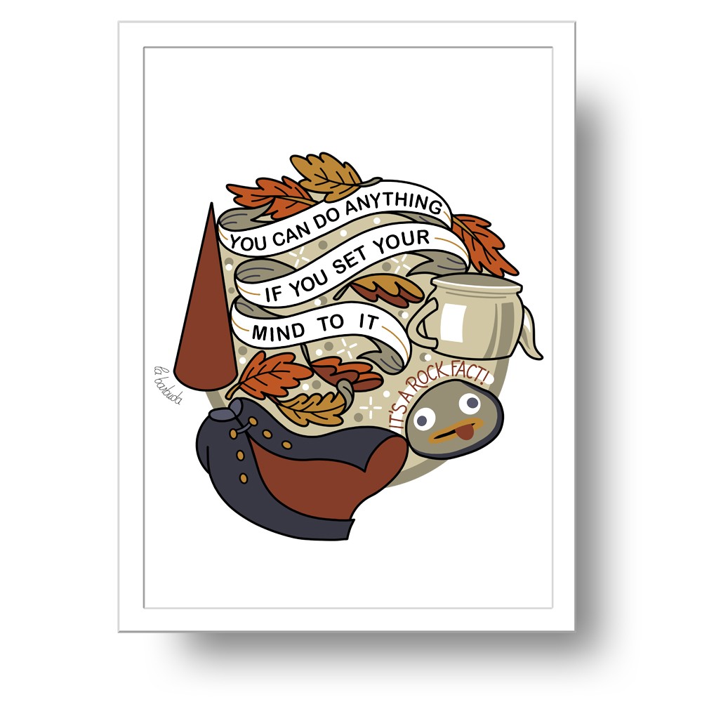 Lámina más allá del jardín