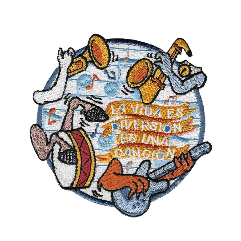 Trotamúsicos la vida es diversión parche edición limitada