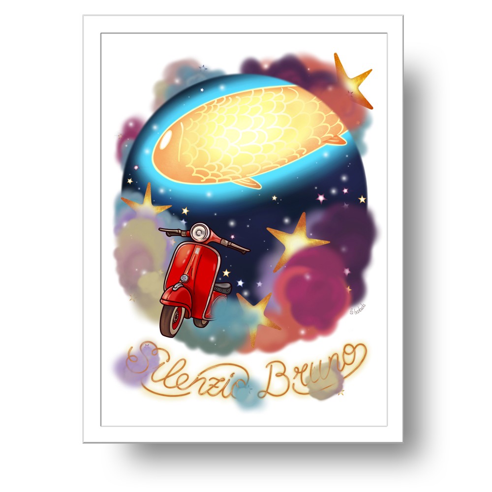 Lámina Silenzio Bruno Vespa