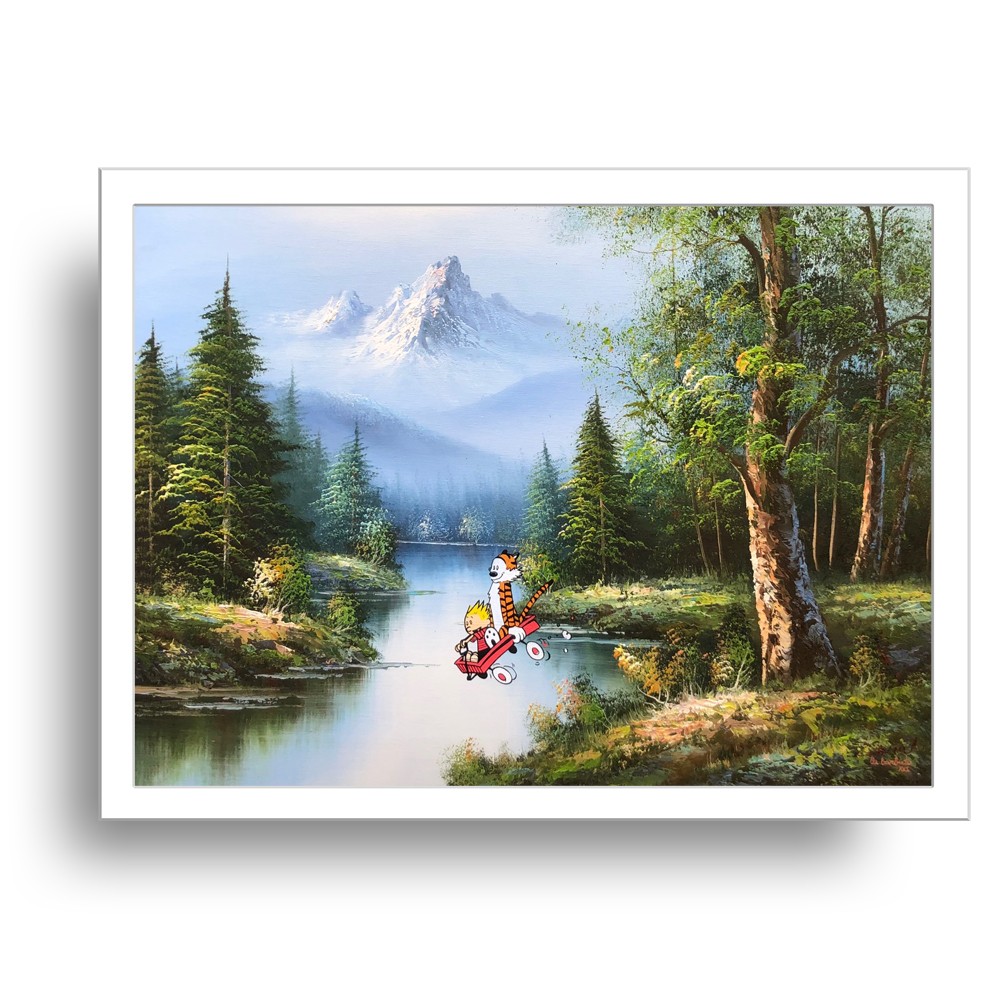 Lámina Edición Limitada Calvin salto