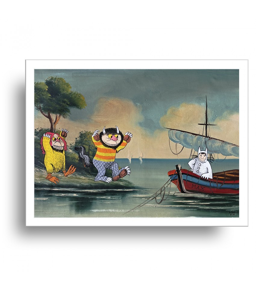 Lámina Edición Limitada Wild Things are