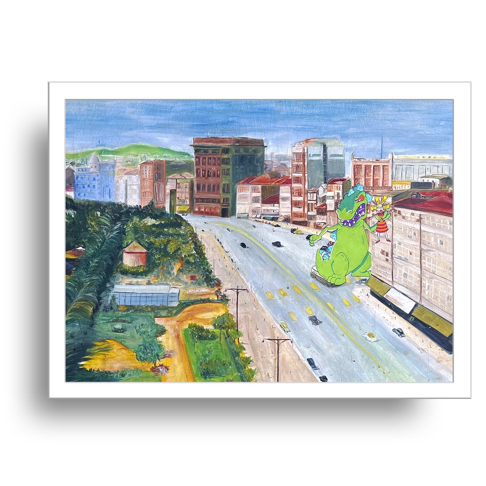 Lámina Edición Limitada Reptar ciudad