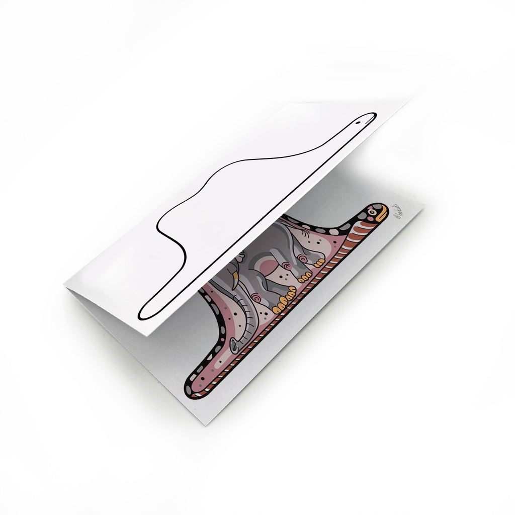 Postal Principito Sombrero elefante