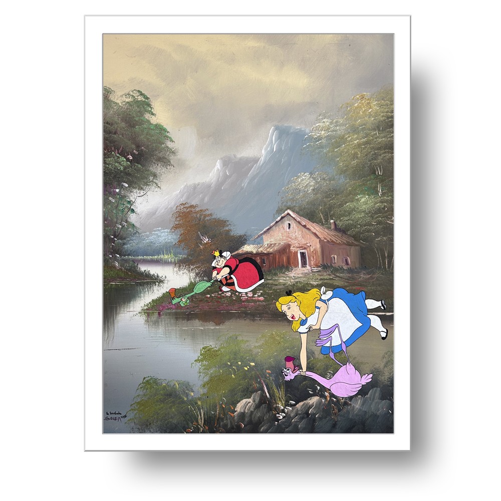 Lámina Edición Limitada Alicia Croquet Reina Corazones