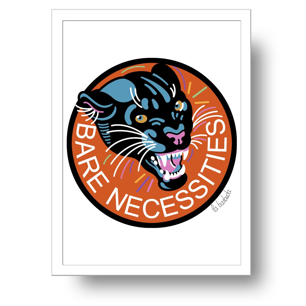 Bare Necessities pantera Lámina