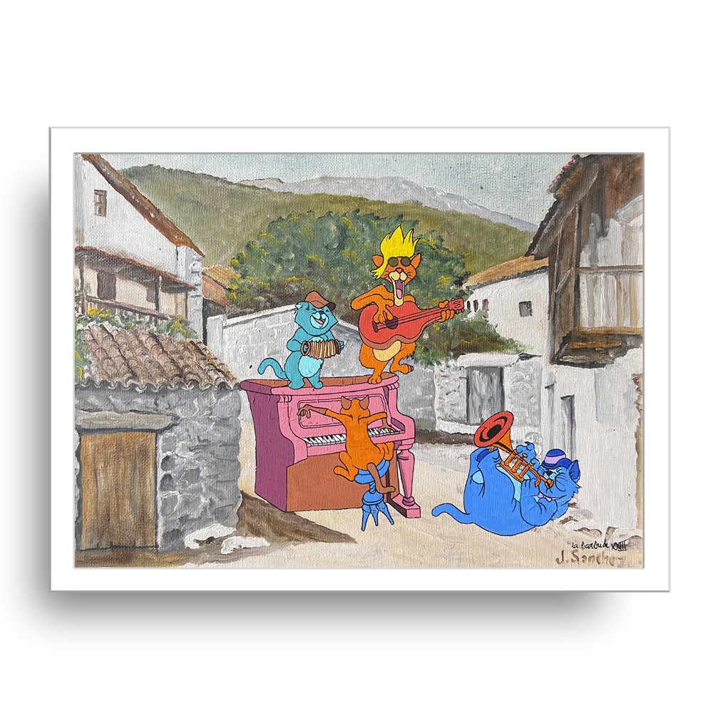 Lámina Edición Aristogatos Jazz