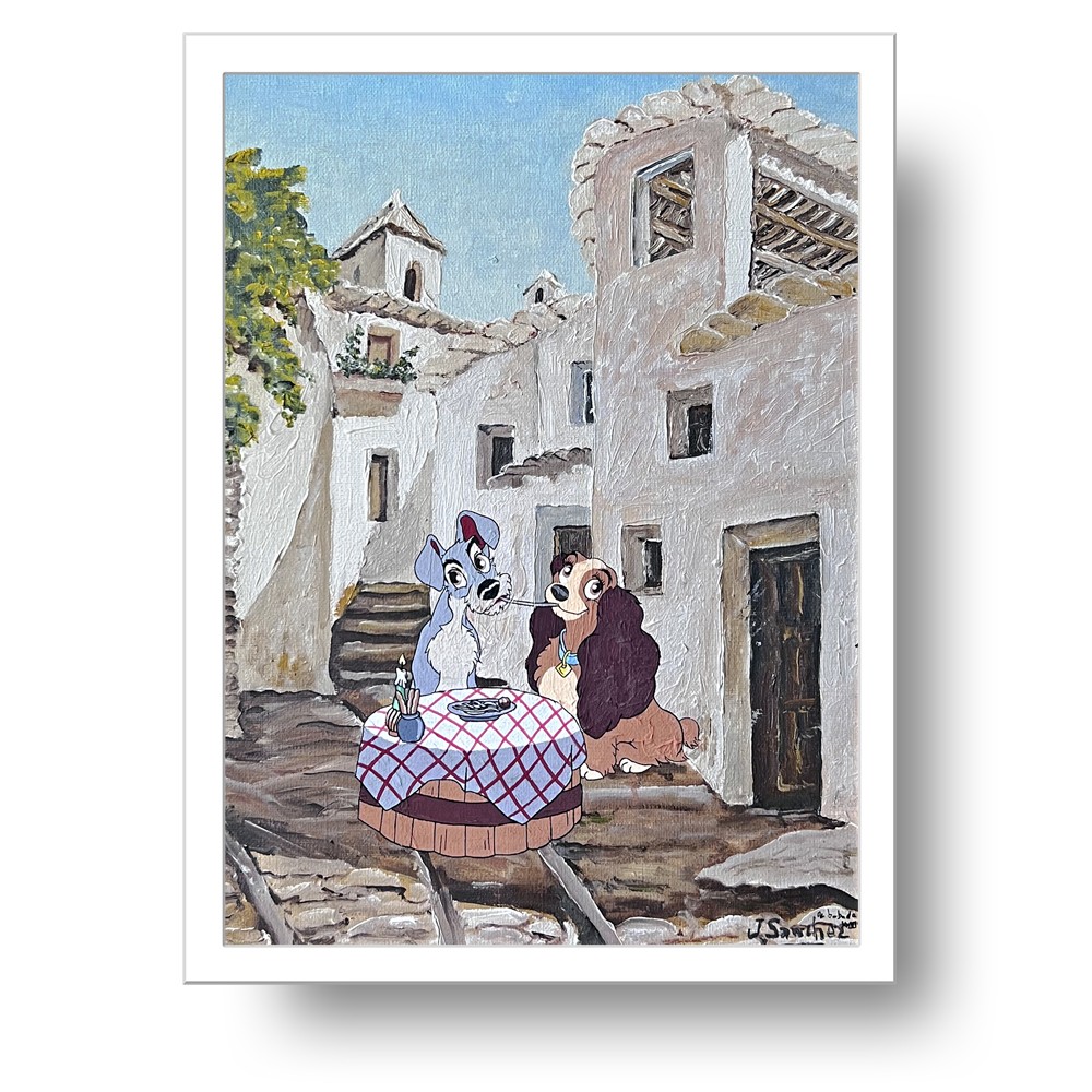 Lámina Dama Vagabundo