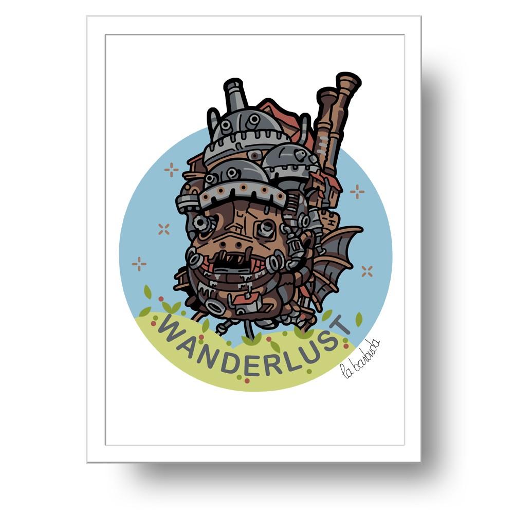 Howl Wanderlust Lámina