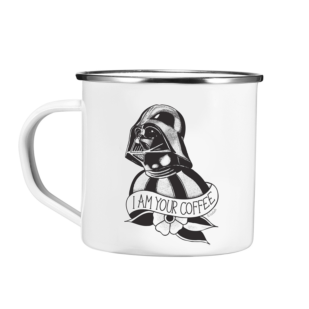 Taza metálica I am your coffee