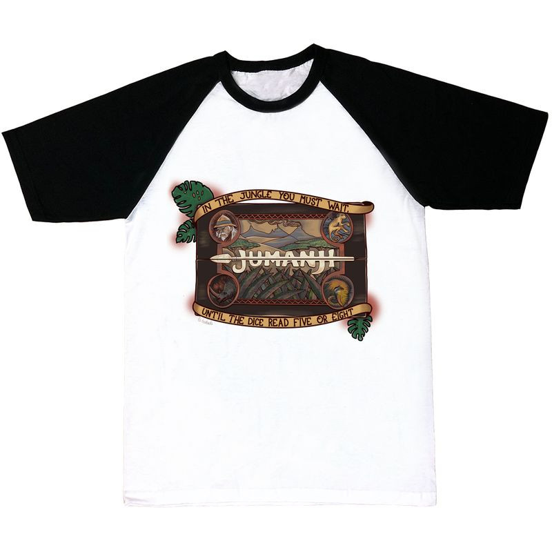 Camiseta S mangas negras In the jungle you must wait