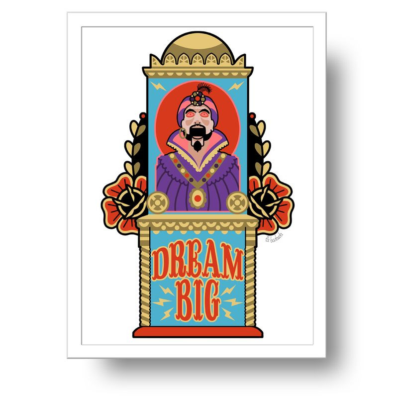 Lámina A4 Zoltar Dream Big