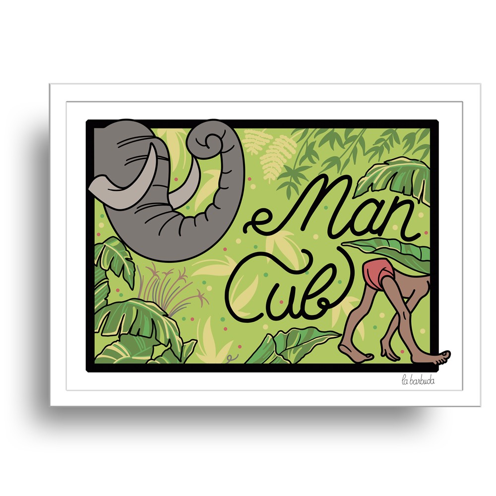 Postal Cachorro humano jungla