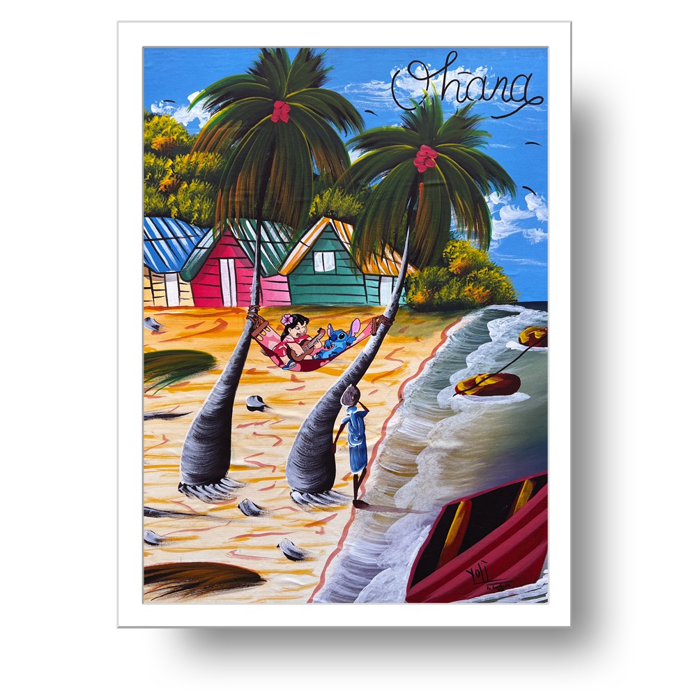 Lámina A4 Edición Limitada Cuadro Lilo Ohana