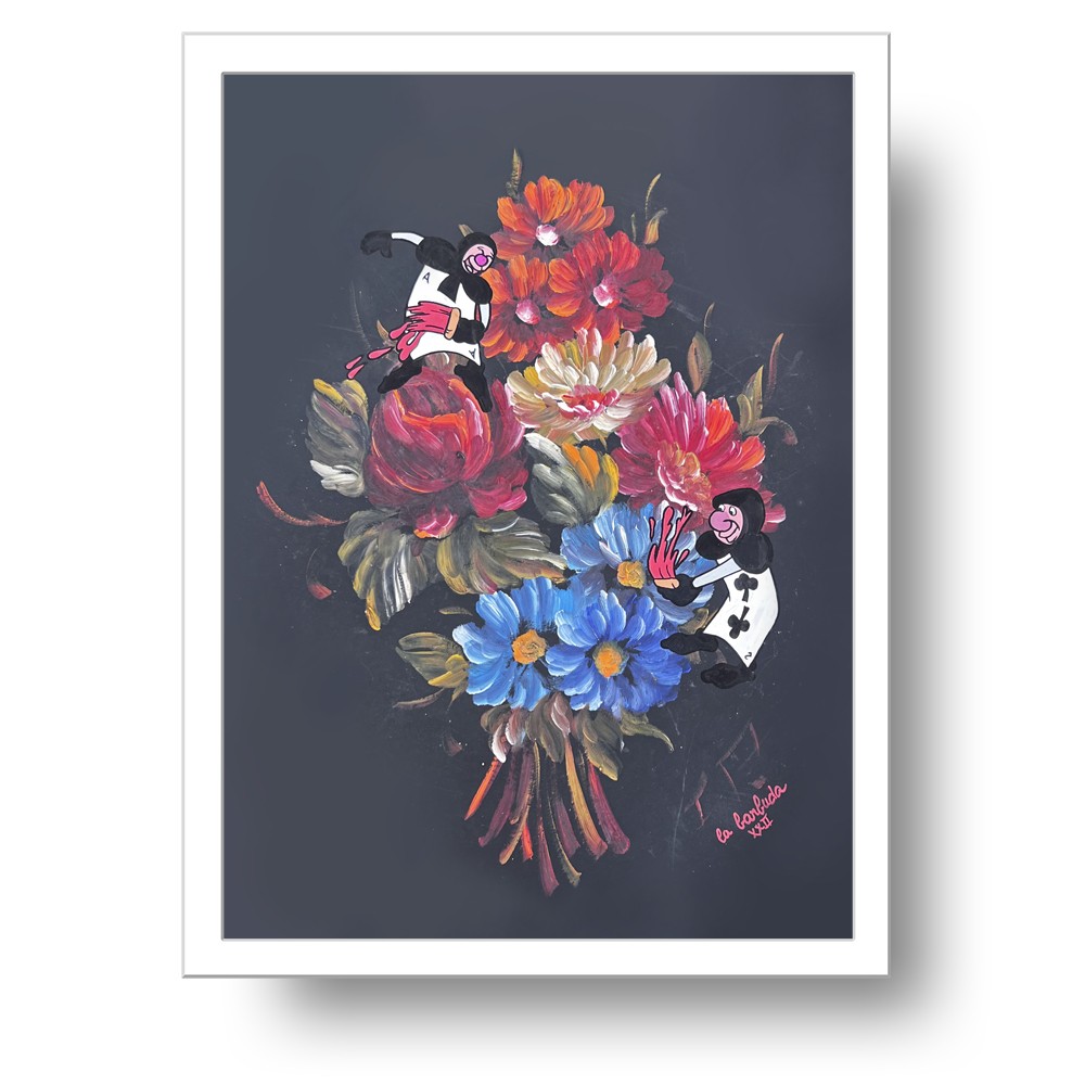 Lámina A4 Edición Limitada Rosas Alicia Cartas