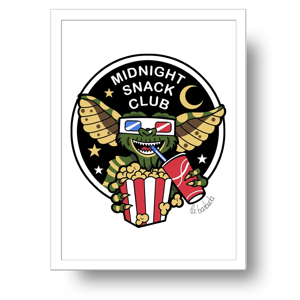 Midnight Snack Club Gremlin Lámina