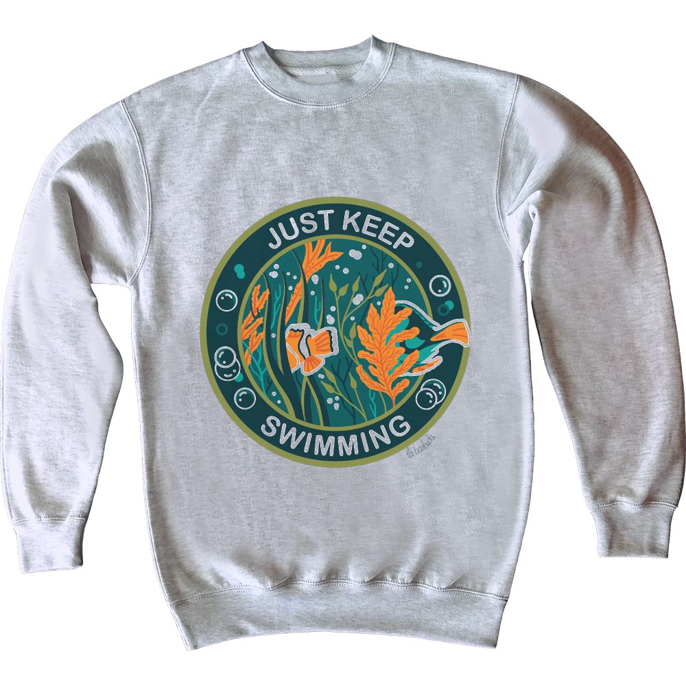 Sudadera Just Keep swimming