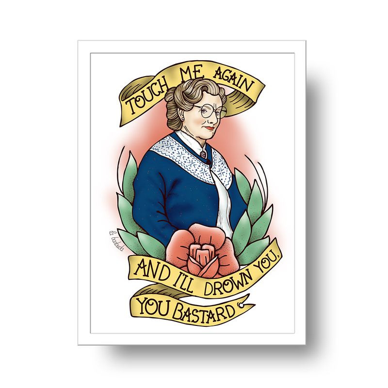 Lámina A4 Touch me again