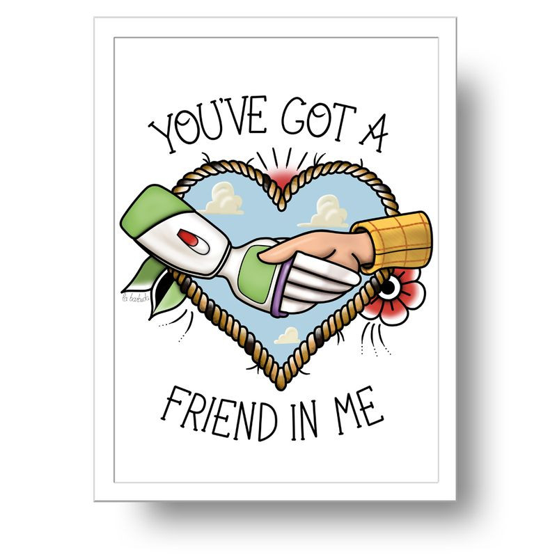 Lámina A4 You've got a friend in me