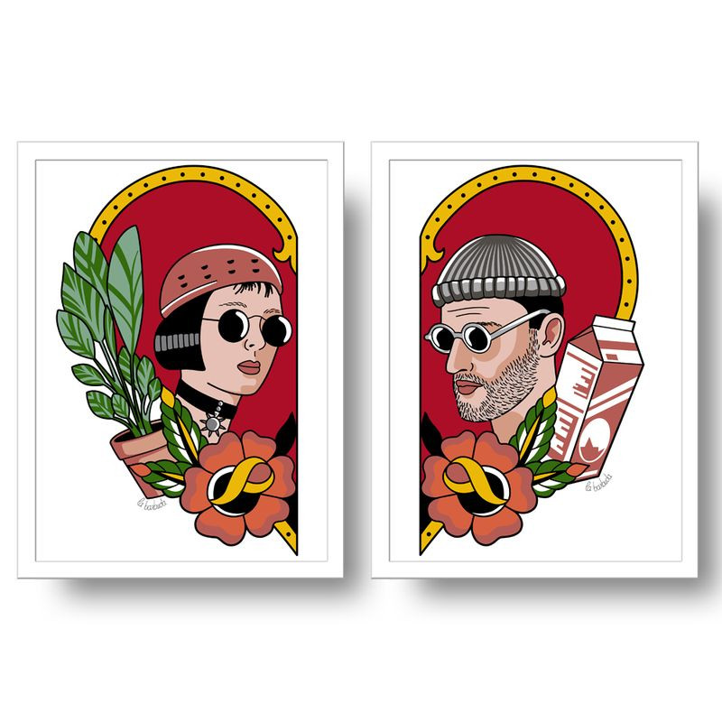 Lámina A3 Leon y Mathilda