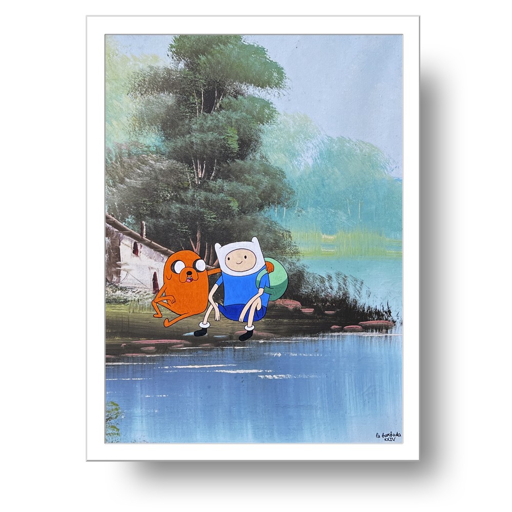 Lámina A4 Finn Jake Aventuras cuadro