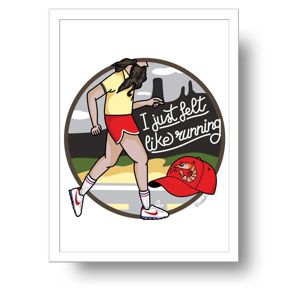 Lámina A3 Forrest I just felt like running
