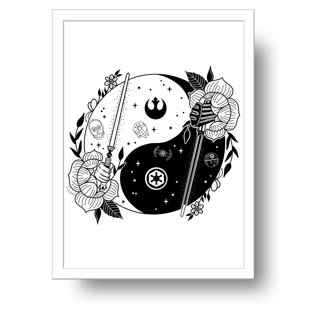 Lámina Yin Yang Fuerza