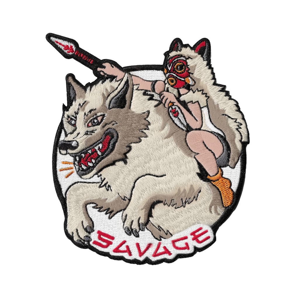 Mononoke Savage Lobo parche