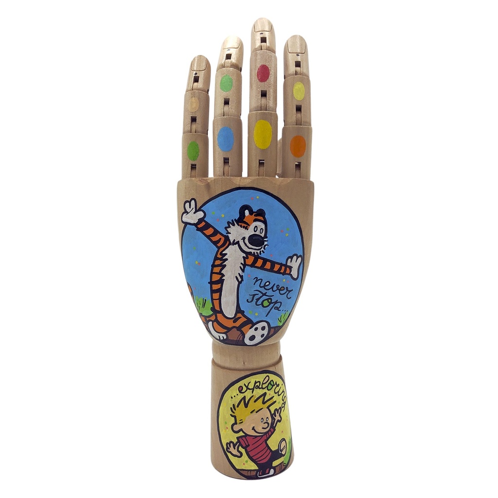 Mano de madera Calvin Tigre