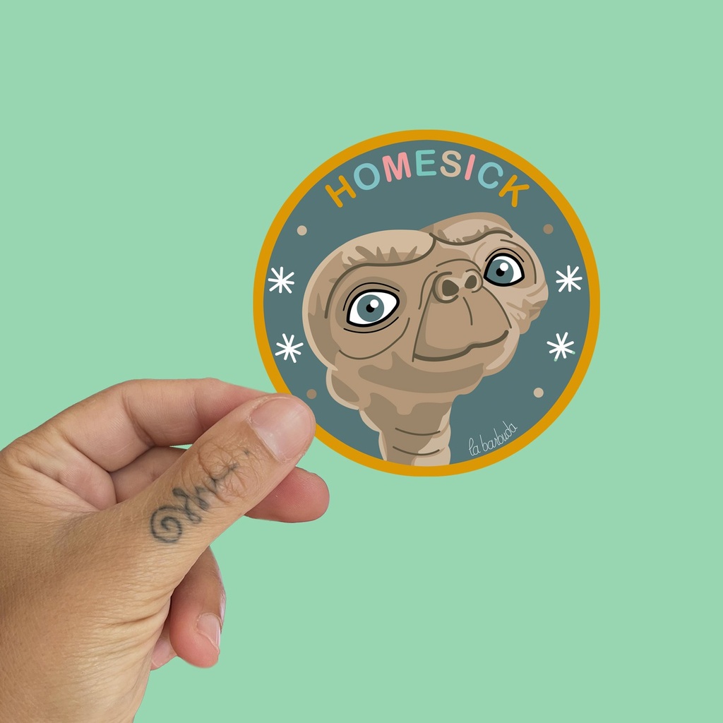 Pegatina vinilada Homesick