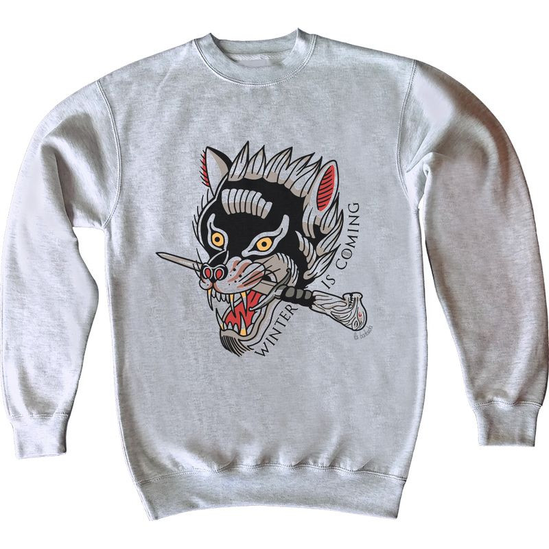 Sudadera Winter is Coming lobo