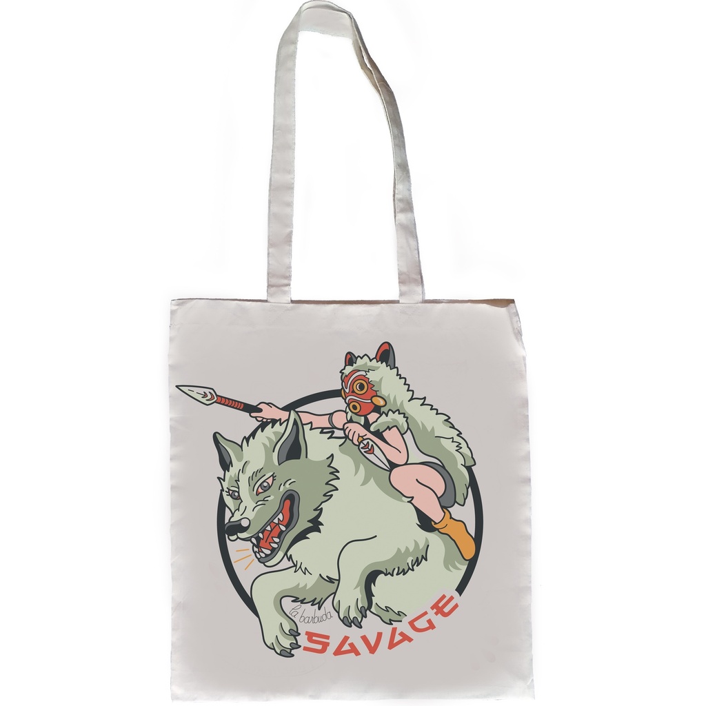 Mononoke Savage lobo bolso