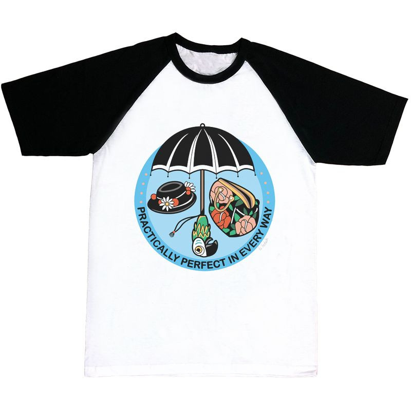 Camiseta mangas negras Practically Perfect