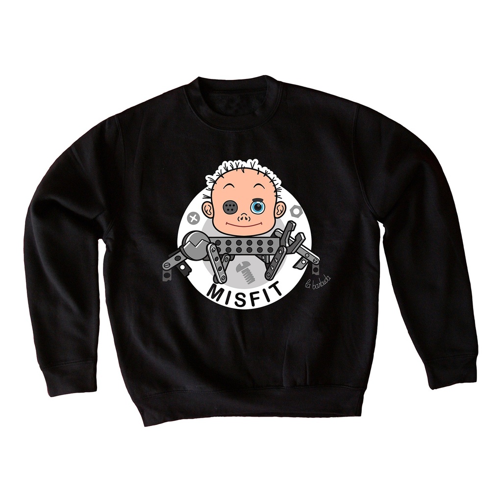 Misfit Toy Sudadera negra