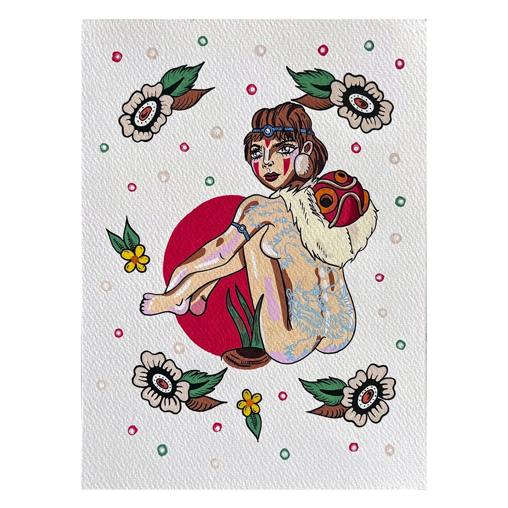 Mononoke dibujo original