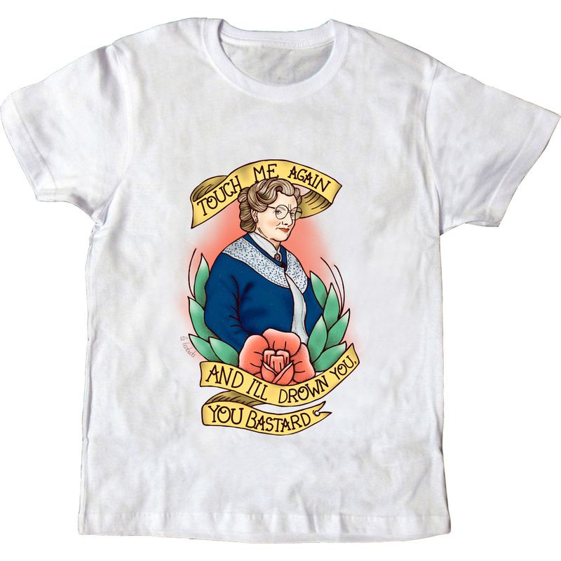 Camiseta blanca Touch me again