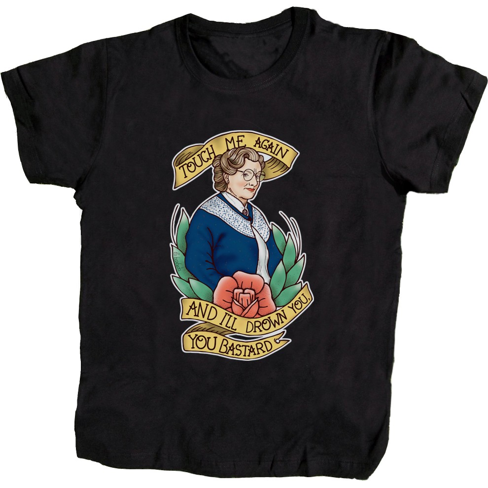 Camiseta negra Touch me again