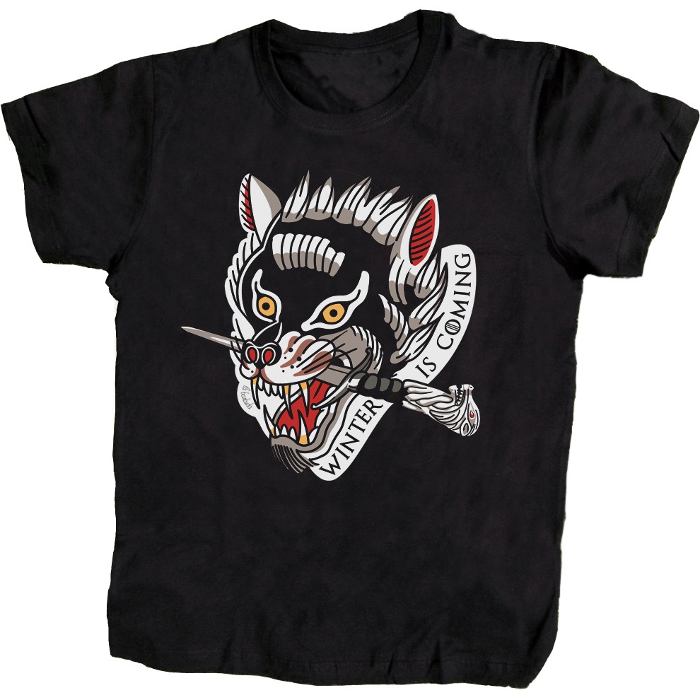 Camiseta Winter is coming Lobo