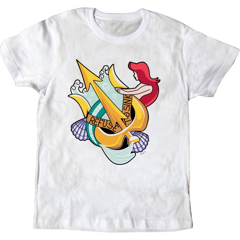 Camiseta Sirena Refuse to Sink