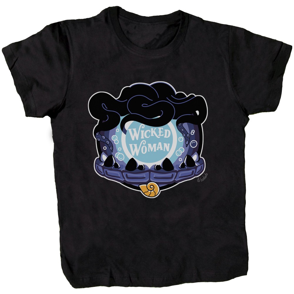 Wicked Woman camiseta negra Úrsula