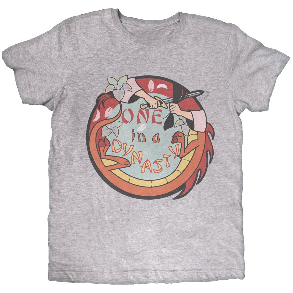 Camiseta gris Dragón one in a dynasty