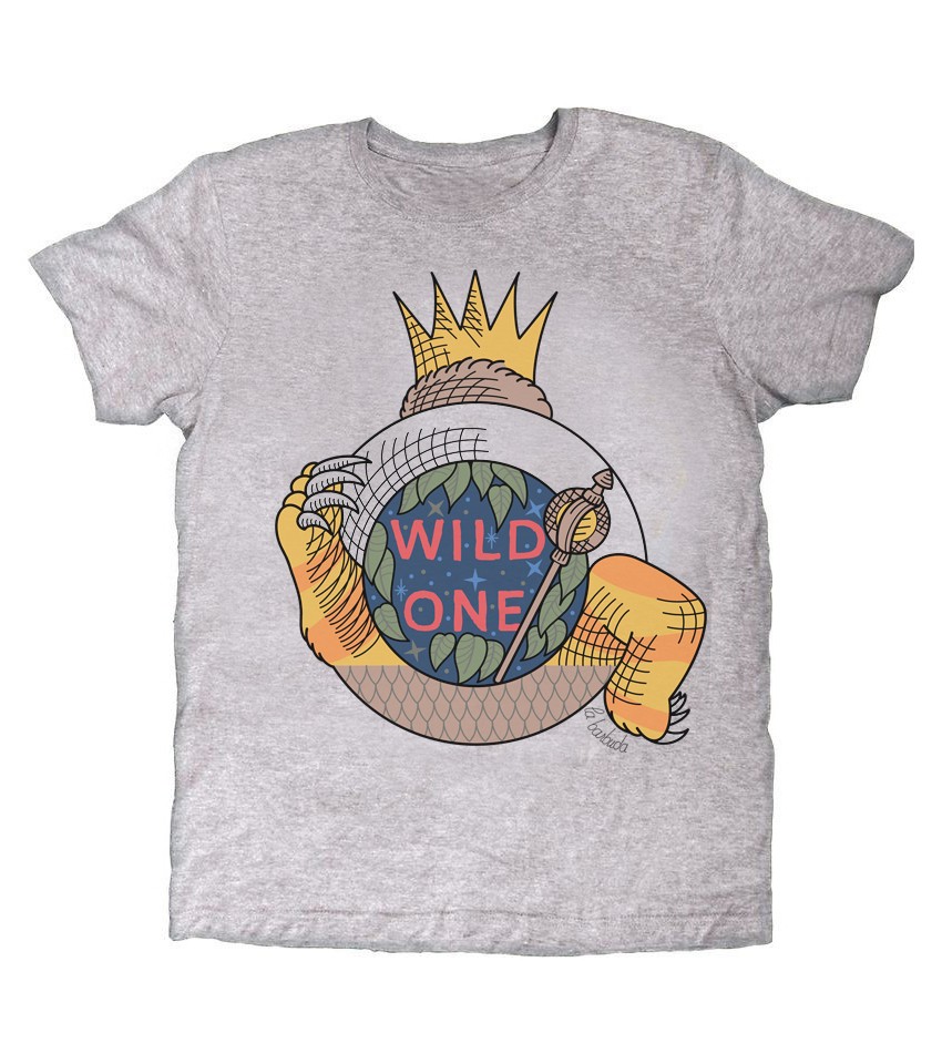 Camiseta gris WIld One