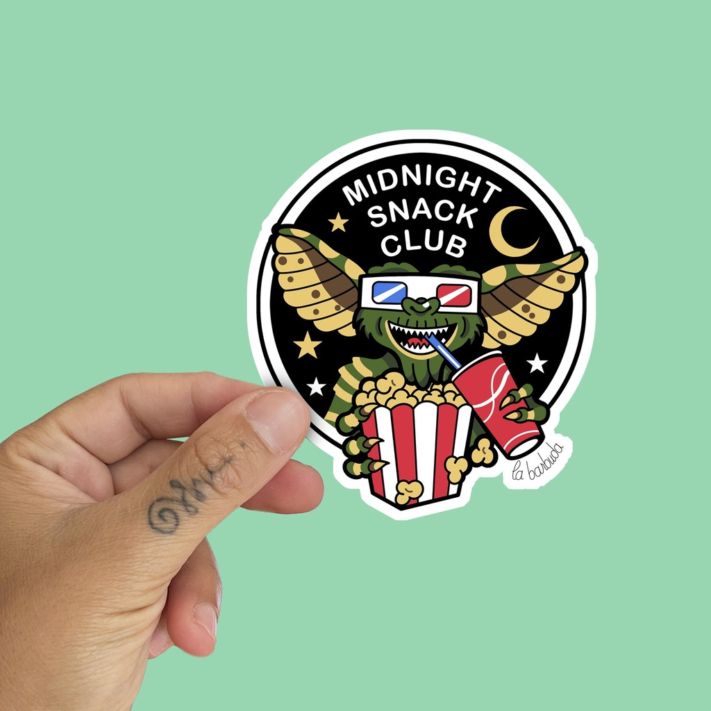 Pegatina Midnight Snack Club Gremlin by la barbuda