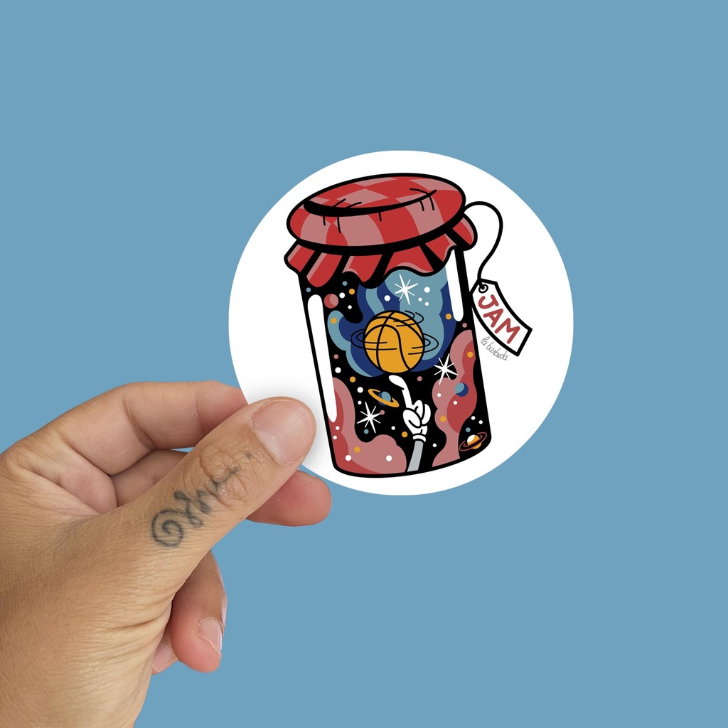 Pegatina Jam Basket by la barbuda