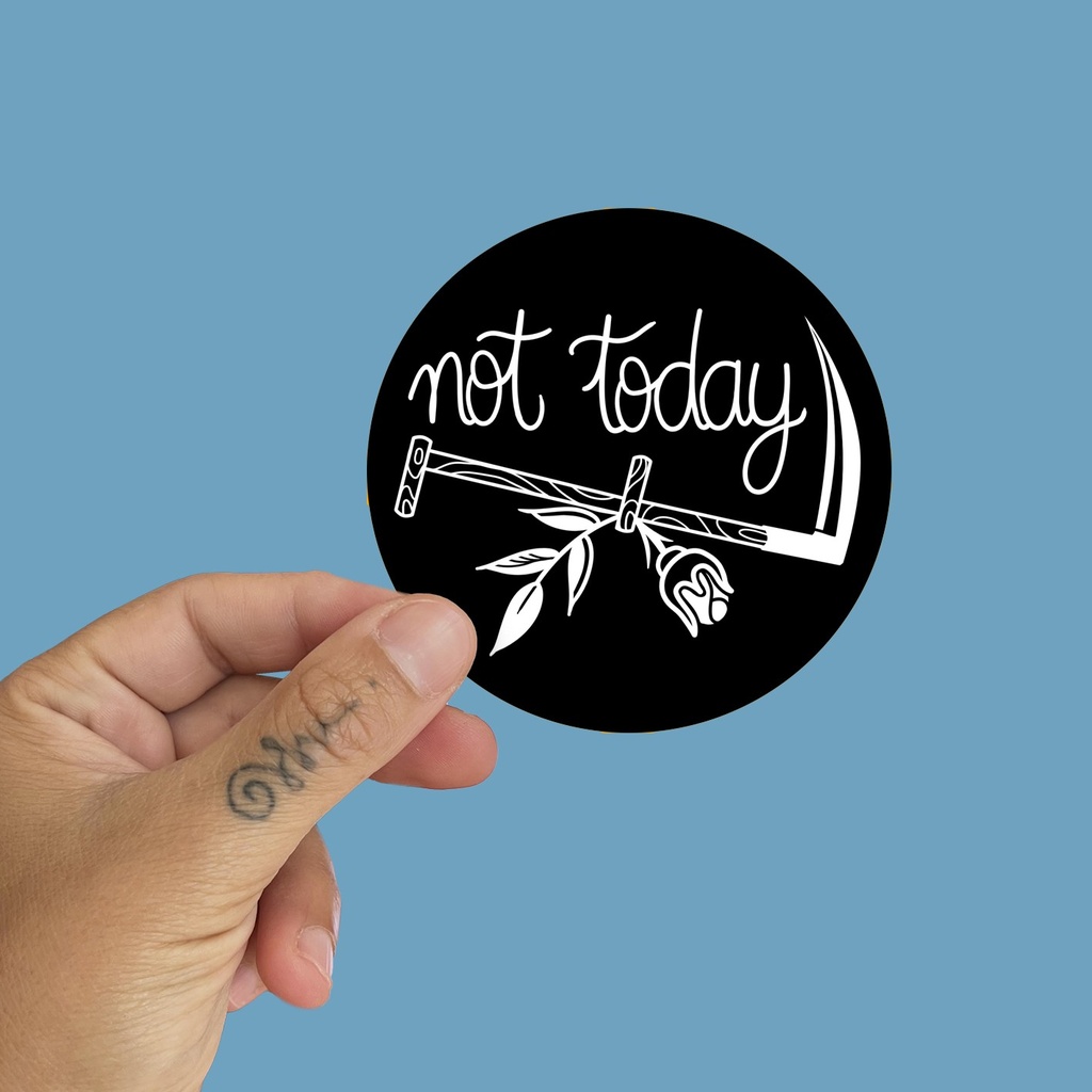 Pegatina GOT Not Today by la barbuda