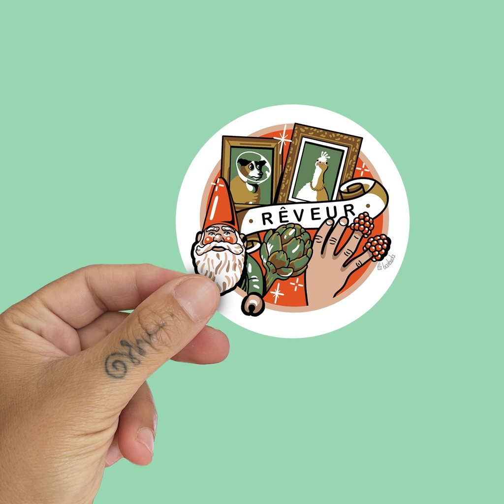 Pegatina Reveur by la barbuda