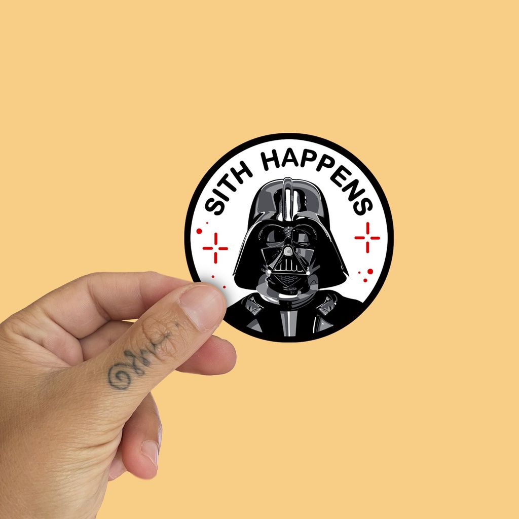 Pegatina Sith Happens by la barbuda