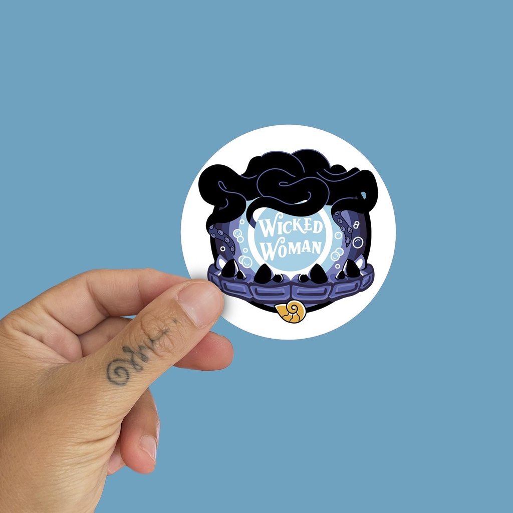 Pegatina Wicked Woman Úrsula by la barbuda